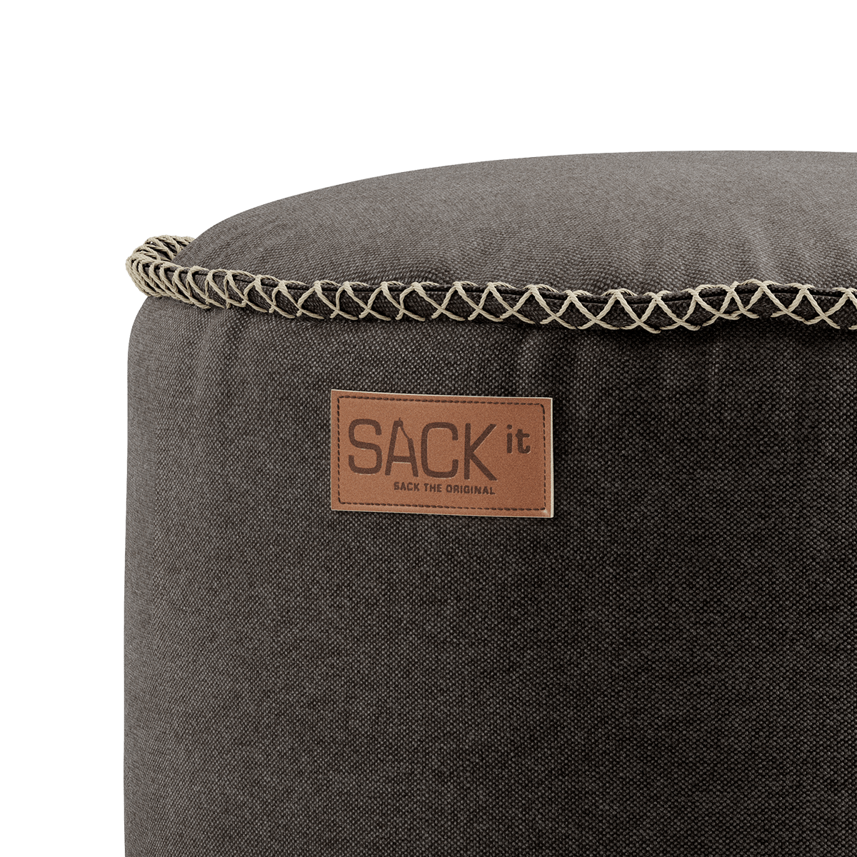 Canvas Pouf | Canvas Pouf - Canvas Brown | SACKit