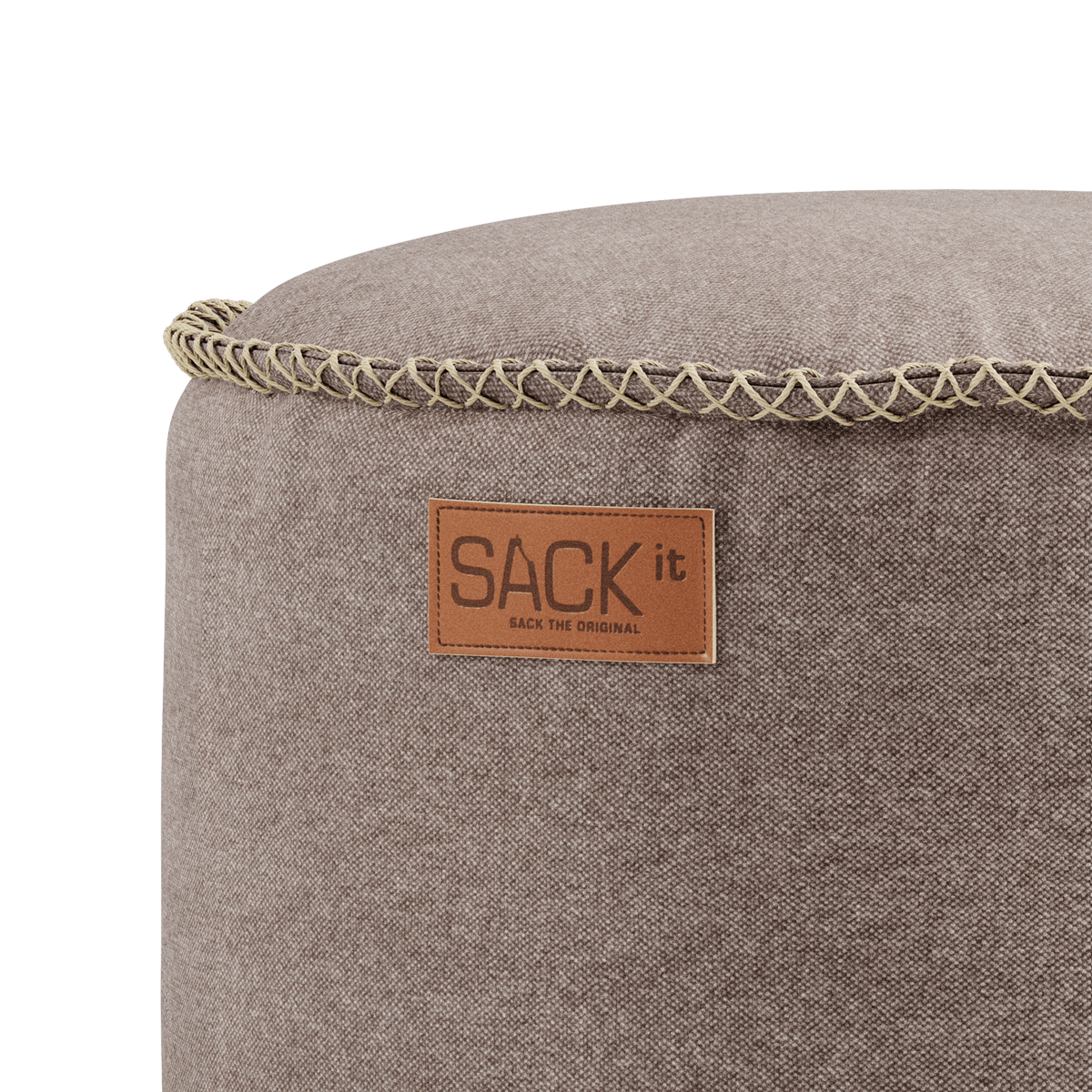 Canvas Pouf | Canvas Pouf - Canvas Sand | SACKit