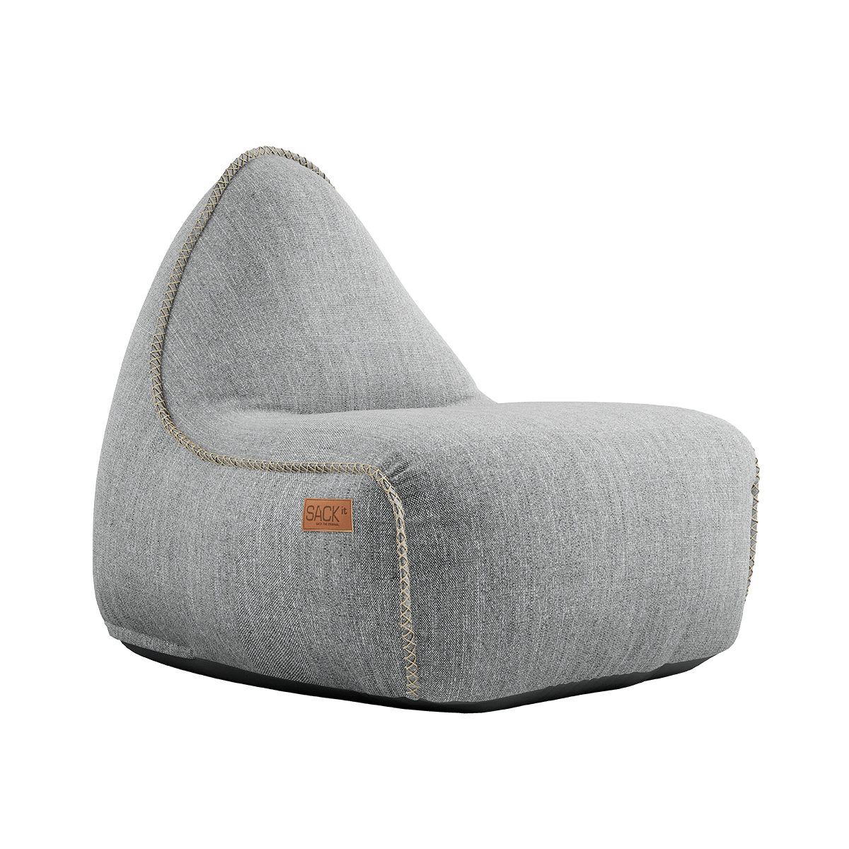 Cobana Lounge Chair sækkestol i Cobana Sand Melange med ryglæn og formstabilt design.