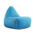 Cobana Lounge Chair i turkis sækkestol med ryglæn i slidstærkt og vandafvisende materiale.