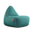 Cobana Lounge Chair i petrol melange med ryglæn og formstabilt design til både inde og ude.