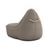 Cobana Lounge Chair i grå sækkestol med ryglæn i dansk design, velegnet til både indendørs og udendørs brug.