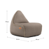 Cobana Lounge Chair sækkestol i grå olefinfiber med ryglæn og formstabilt design.