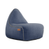 Kirra Indigo Cobana Lounge Chair sækkestol med ryglæn i slidstærkt, vandafvisende materiale.