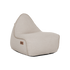 Kirra Sand Cobana Lounge Chair sækkestol med ryglæn i slidstærkt, vandafvisende stof.
