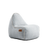 Cobana Junior Lounge Chair i grå sækkestol til børn med formstabilt design og håndsyede sting.