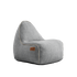 Cobana Junior Lounge Chair i sand melange farve, sækkestol til børn med formstabilt design og håndsyede sting.