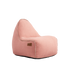 Cobana Junior Lounge Chair sækkestol i rosa med formstabilt design og håndsyede sting.