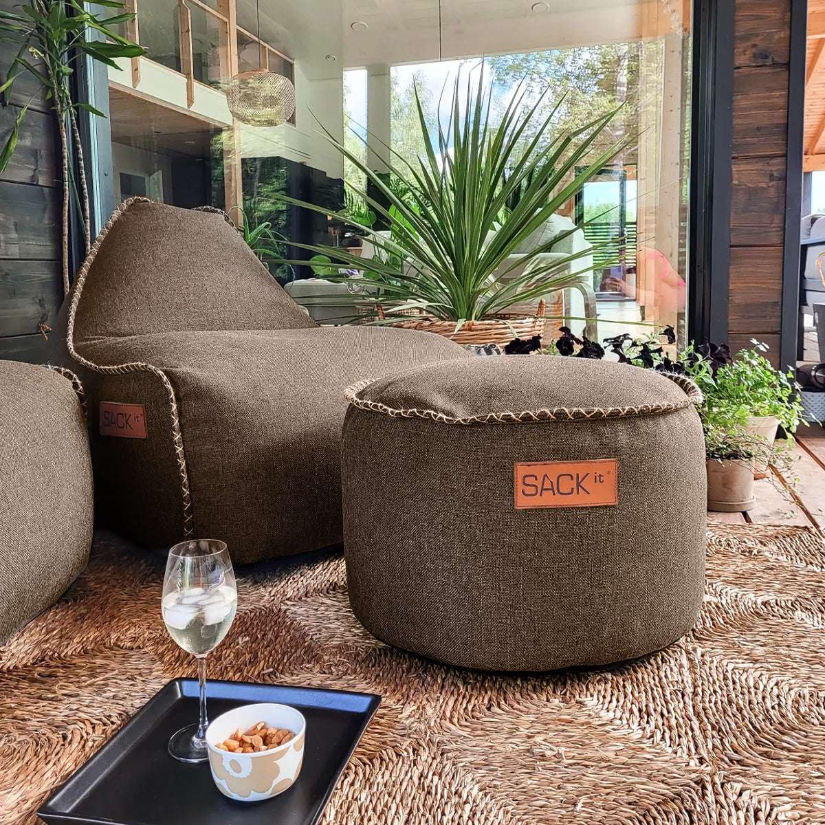 Cobana Pouf | Cobana Pouf - Cobana Brown | SACKit