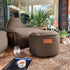 Cobana Pouf | Cobana Pouf - Cobana Brown | SACKit