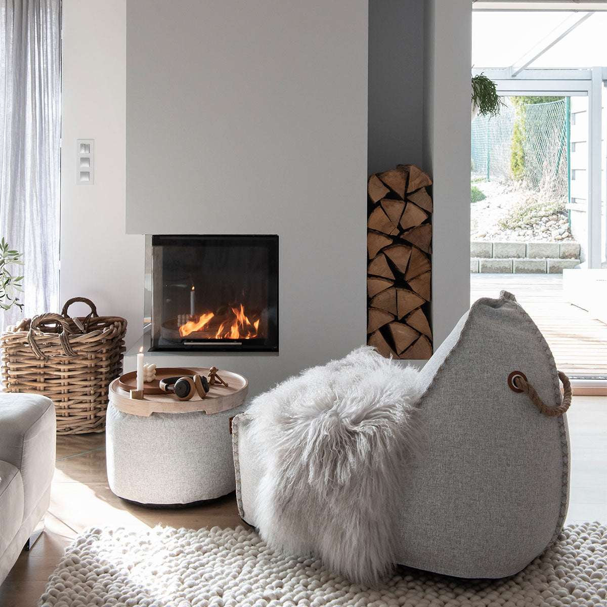 Cobana Pouf | Cobana Pouf - Cobana Brown | SACKit