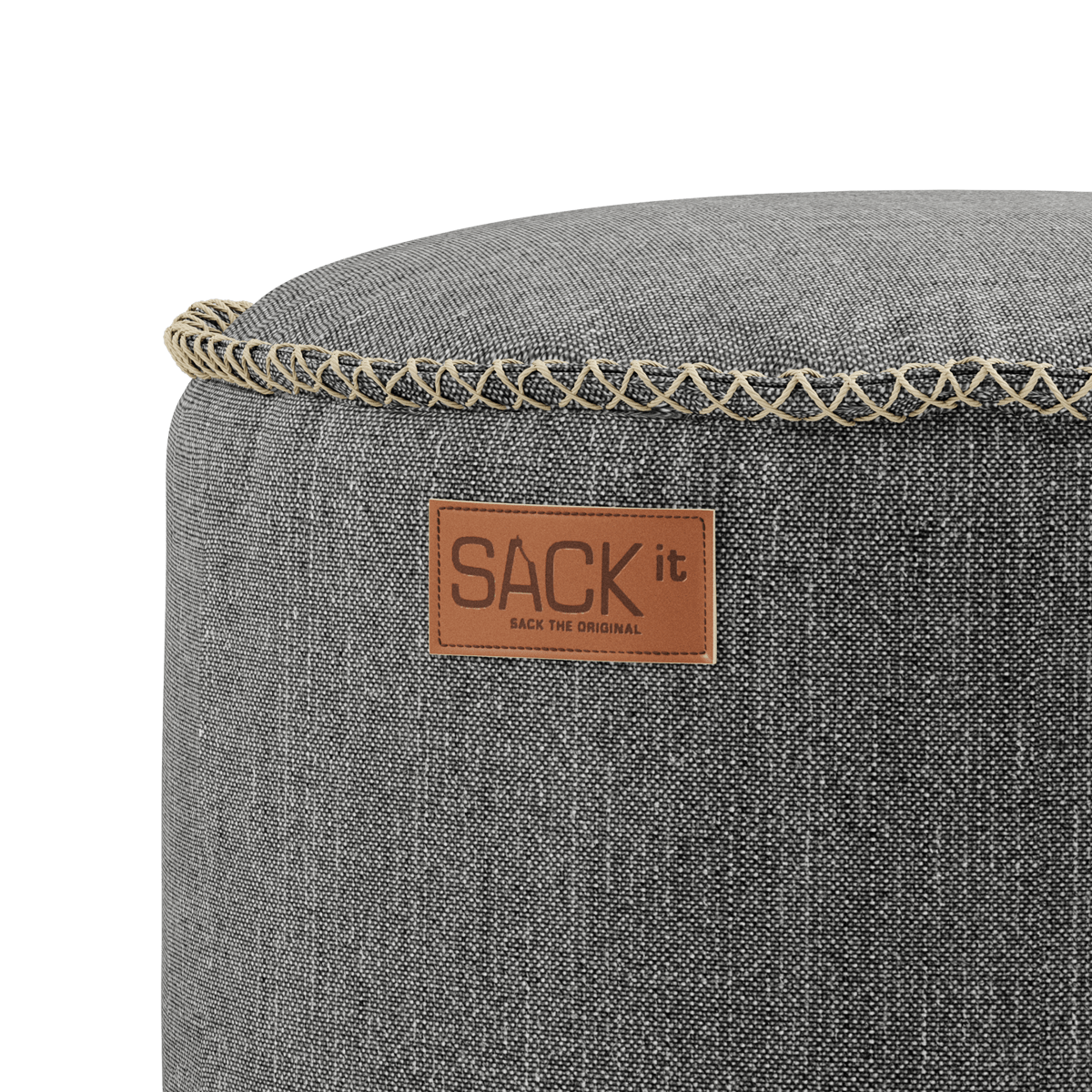 Cobana Pouf | Cobana Pouf - Cobana Grey | SACKit