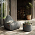 Cobana Pouf | Cobana Pouf - Cobana Grey | SACKit