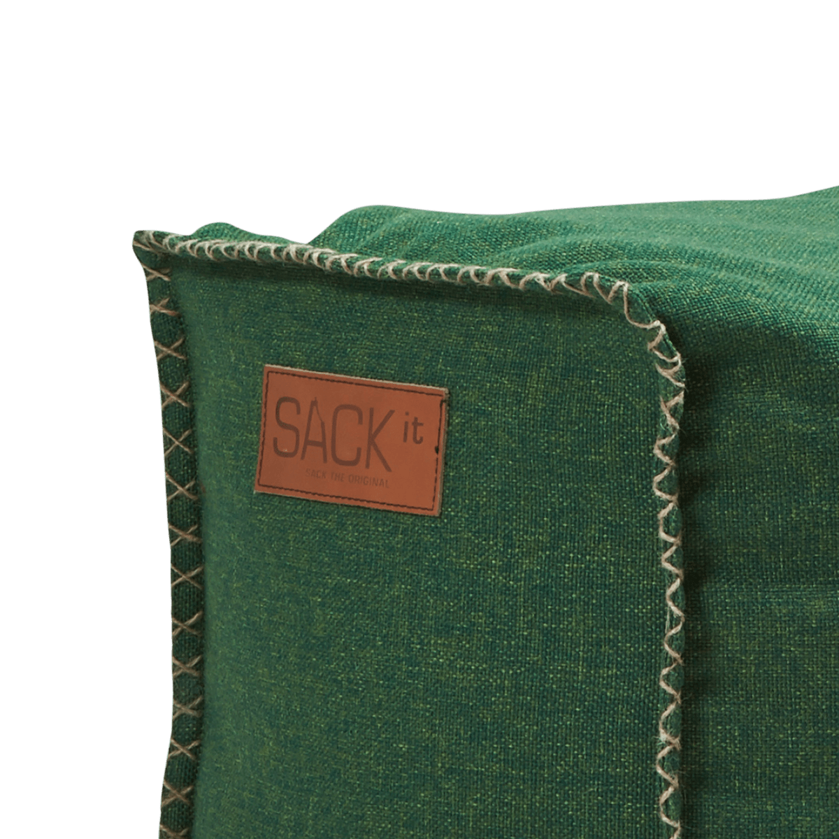 Cobana Square Pouf | Cobana Square Pouf - Cobana Green | SACKit
