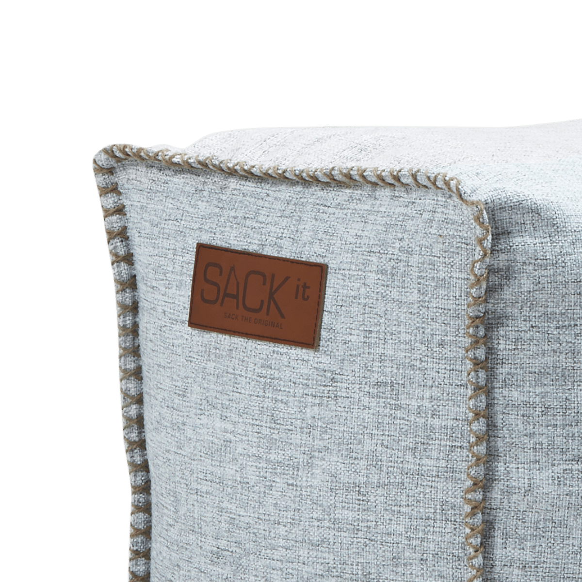 Cobana Square Pouf | Cobana Square Pouf - Cobana White | SACKit