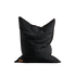 Cobana Beanbag sækkestol og puf i sort, slidstærkt og vandafvisende materiale, indendørs og udendørs brug.