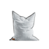 Hvid Cobana Beanbag sækkestol med håndsyede sting i miljøcertificeret tekstil.