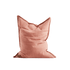 Cobana Beanbag sækkestol i blød rosa farve med håndsyede sting og vandafvisende tekstil.