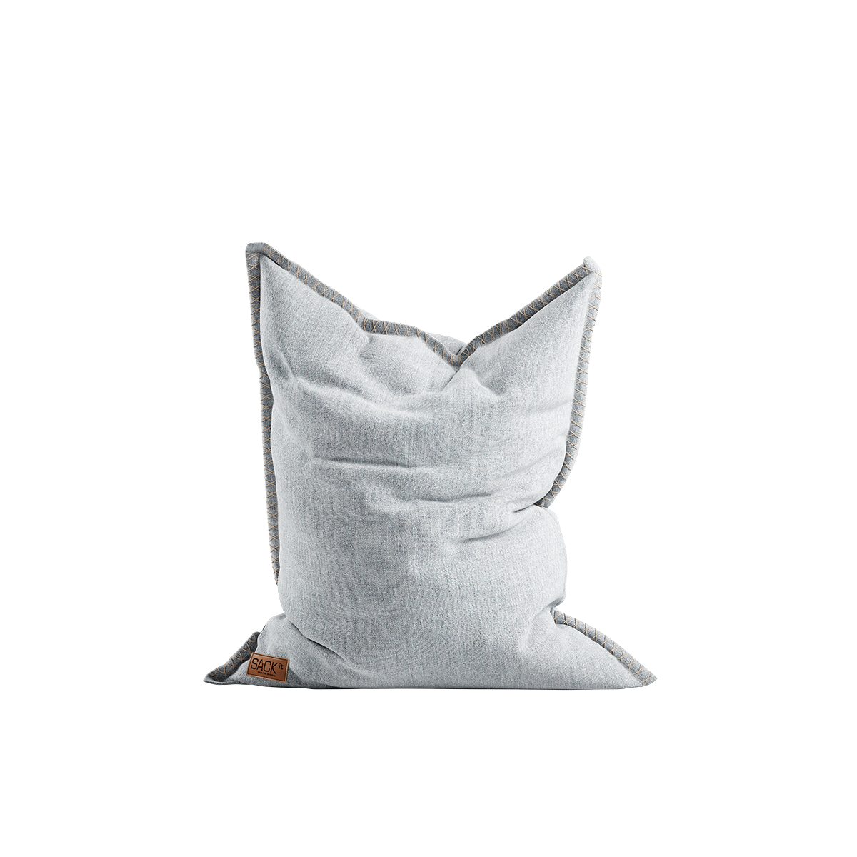 Cobana Junior Beanbag sækkestol i hvidt slidstærkt og vandafvisende stof til børn.
