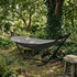 Cobana Hammock Fabric hængekøje i Kirra Grey tekstil med blødt og støttende materiale til udendørs brug.