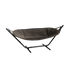 Cobana Hammock hængekøje i brun olefin med sort pulverlakeret aluminiumsstel.