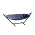 Cobana Hammock med Kirra Indigo stof og sort aluminiumstel, udendørs hængekøje og solseng.