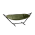 Kirra Olive Cobana Hammock hængekøje med sort aluminiumstel til udendørs brug.