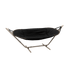 Cobana Hammock med taupe aluminiumstel og sort Cobana stof til udendørs afslapning.