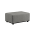 Kirra Grey Cobana Lounge Sofa pouf i modulopbygget udendørs design med aluminiumsramme og tekstil.