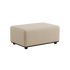 Boucle Beige Cobana Lounge Sofa pouf med pulverlakeret aluminiumsramme og tekstil i skandinavisk design.