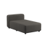 Udendørs Cobana Lounge Sofa med chaise i sort Kirra Noir stof og aluminiumsramme