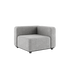Udendørs Cobana Lounge Sofa hjørnemodul i Cobana Sand Melange med pulverlakeret aluminiumsramme.