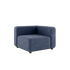 Udendørs hjørnesofa Cobana Lounge i Kirra Indigo med aluminiumsramme og tekstilpolstring.