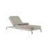 Kirra Sunbed hængekøje og solseng i sandfarvet olefin med aluminiumsstel og justerbart hovedgærde