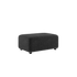 Cobana Lounge Sofa pouf i sort med pulverlakeret aluminiumsramme og vandafvisende tekstil.