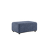 Cobana Lounge Sofa pouf i sort med pulverlakeret aluminiumsramme og vandafvisende tekstil.