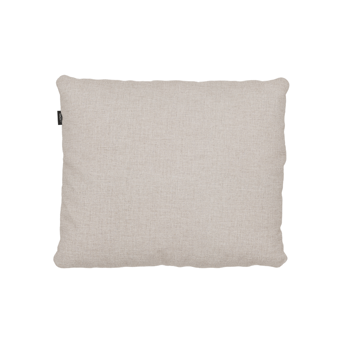 Lysebeige udendørspude fra sackit i vandafvisende tekstil til ekstra komfort i loungesofaer og havemøbler