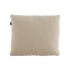 Bouclé Beige Cobana Cushion in soft, textured fabric for outdoor sofa comfort.