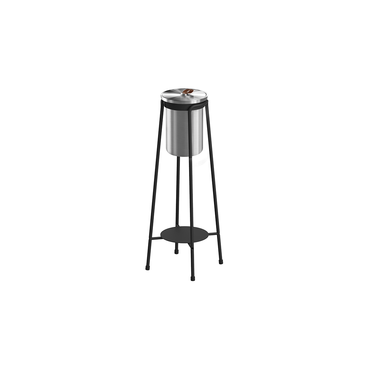Patio Accessory Stand Ø14 + Wine Cooler | Patio Accessory Stand Ø14 + Wine Cooler - Stainless steel | SACKit