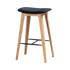Nordic Bar Stool - Oak | Nordic Bar Stool - Oak - 73 cm Luna Carbon | SACKit