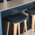 Nordic Bar Stool - Oak | Nordic Bar Stool - Oak - 73 cm Luna Carbon | SACKit