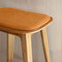 Nordic Bar Stool - Oak with stitches | Nordic Bar Stool - Oak with stitches - 73 cm Luna Sandstone | SACKit