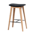 Nordic Bar Stool - Oak | Nordic Bar Stool - Oak - 68 cm Terra Black | SACKit
