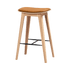 Nordic Bar Stool - Oak with stitches | Nordic Bar Stool - Oak with stitches - 68 cm Luna Sandstone | SACKit