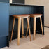 Nordic Bar Stool - Oak with stitches | Nordic Bar Stool - Oak with stitches - 68 cm Terra Safari | SACKit