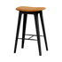 Nordic Bar Stool - Black Stained Oak | Nordic Bar Stool - Black Stained Oak - 73 cm Luna Sandstone | SACKit