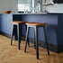Nordic Bar Stool - Black Stained Oak | Nordic Bar Stool - Black Stained Oak - 73 cm Terra Safari | SACKit