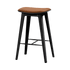 Nordic Bar Stool - Black Stained Oak with stitches | Nordic Bar Stool - Black Stained Oak with stitches - 73 cm Terra Safari | SACKit