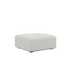 Fjord Sofa Pouf i blød Sealife Ivory tekstil med afrundede kanter og modulært design