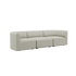 Fjord Sofa - 3 seater | Fjord Sofa - 3 seater - Cosmo Beige Uden puf | SACKit